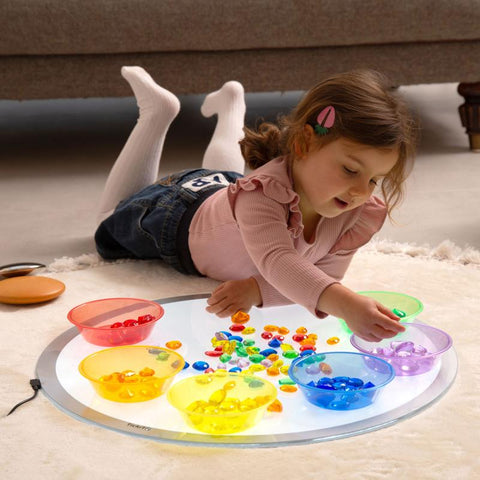 Translucent Colour Jewels - Pk144, Learning SPACE