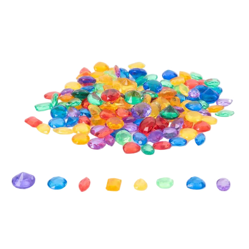 Translucent Colour Jewels - Pk144, Learning SPACE