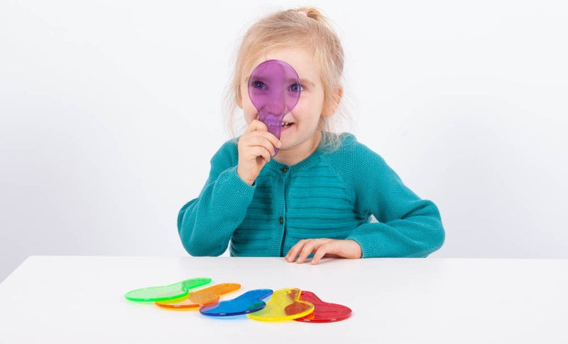 Translucent Colour Paddle Set - Pk6, Learning SPACE