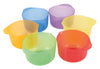 Translucent Colour Pouring Bowls - Pack Of 6, Learning SPACE