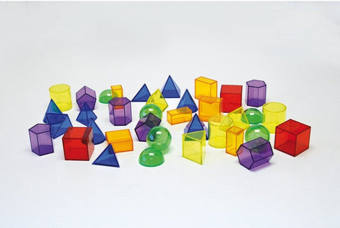 Translucent Geometric Shapes - Pk36-Counting Numbers & Colour,Early Years Maths,Light Box Accessories,Maths,Primary Maths,SCOTEXCEL,Shape & Space & Measure,Stock,TickiT,Visual Sensory Toys-Learning SPACE