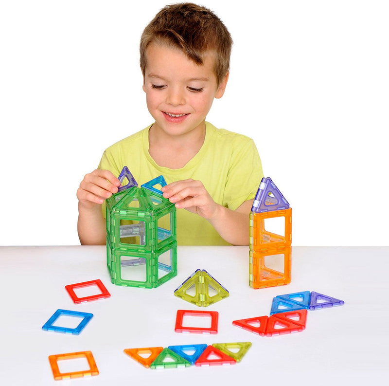 Translucent Magnetic Polydron 64 Piece Set, Learning SPACE