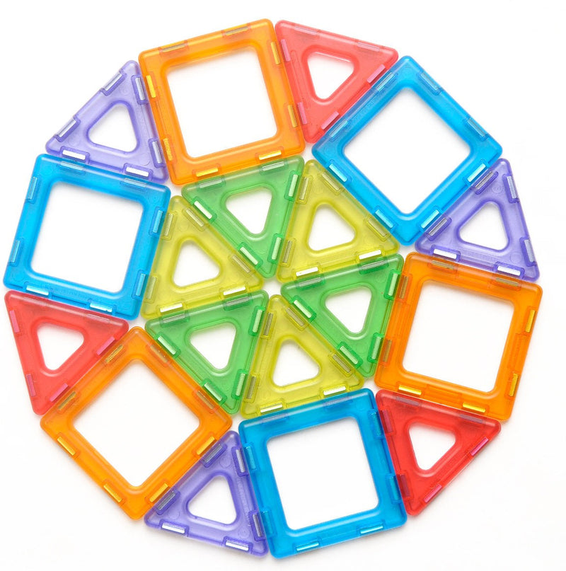 Translucent Magnetic Polydron 64 Piece Set, Learning SPACE