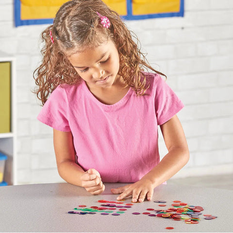 Transparent Counters (Set of 250)-Addition & Subtraction,Counting Numbers & Colour,Learning Resources,Light Box Accessories,Maths,Memory Pattern & Sequencing,Primary Maths,Stock-Learning SPACE