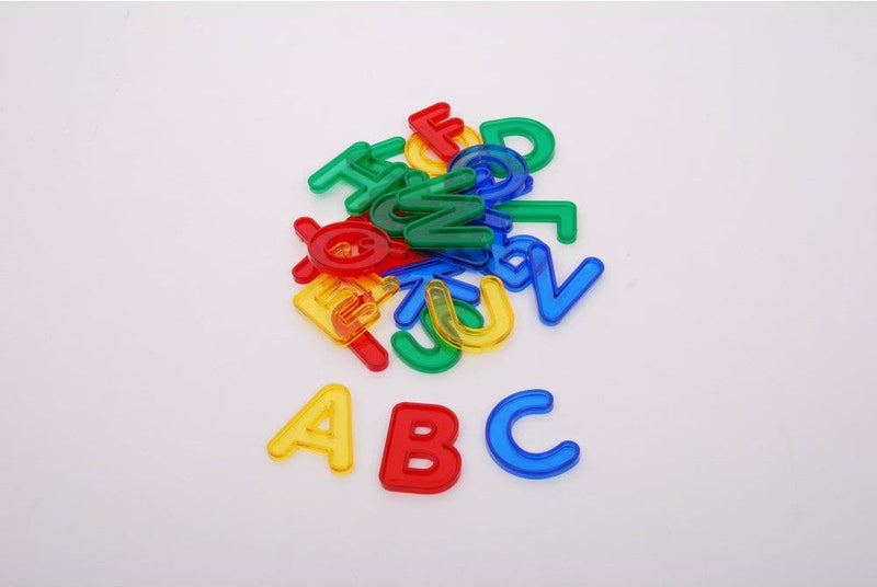 Transparent Uppercase Letters - For Light Panels, Learning SPACE
