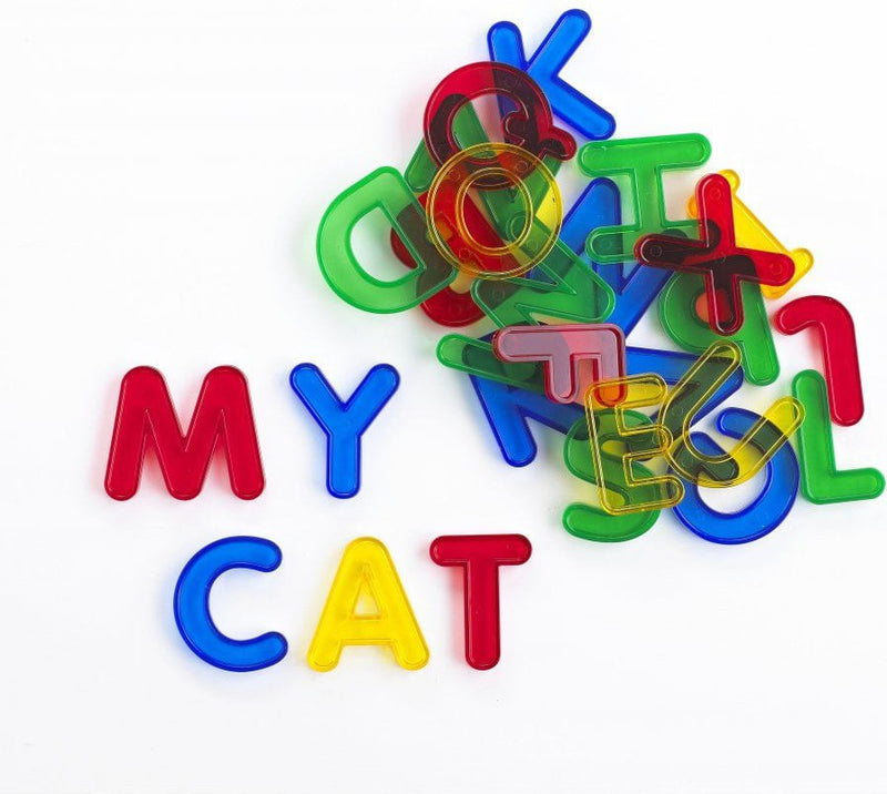 Transparent Uppercase Letters - For Light Panels, Learning SPACE