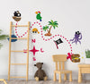 Treasure Map Wall Sticker, Learning SPACE