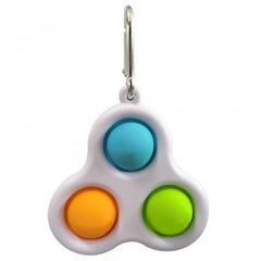 Tri Bubble Push Popping Keychain, Learning SPACE