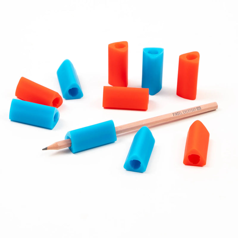 Triangular pencil grips, suitable for use with jumbo pencil, Assorted Colours, Learning SPACE