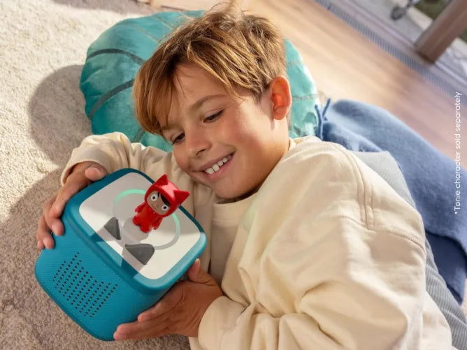 Tropical Teal Toniebox 2 – Screen-Free Audio Player, Learning SPACE