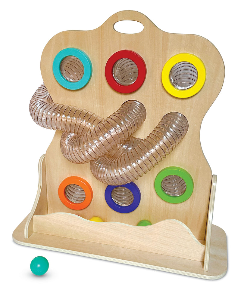 Twist and Turn Tubie - Wooden Sensory Play, Learning SPACE