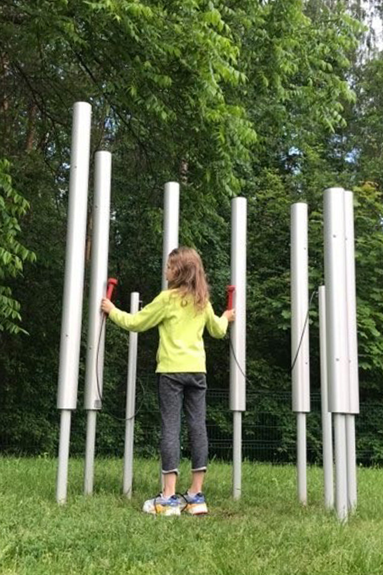 Tubular Bells - Set of 7 - Sensory Garden Musical Instruments, Learning SPACE