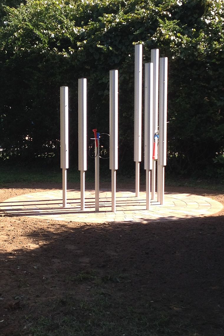 Tubular Bells - Set of 7 - Sensory Garden Musical Instruments, Ground Fixed Learning SPACE