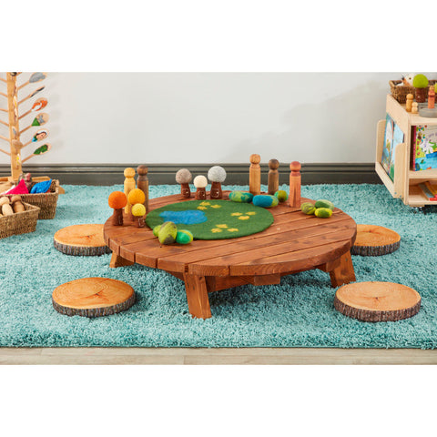 Tuff Spot Tray Wooden Table Stand - Low (23cm)-Coffee table, Cosy Direct, Tuff Tray, Wellbeing Furniture-Learning SPACE