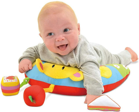 Tummy Time Ted - Baby Activity Pad-AllSensory,Baby Sensory Toys,Baby Soft Toys,Galt,Gifts for 0-3 Months,Gifts For 3-6 Months,Soft Play Sets,Stock-Learning SPACE