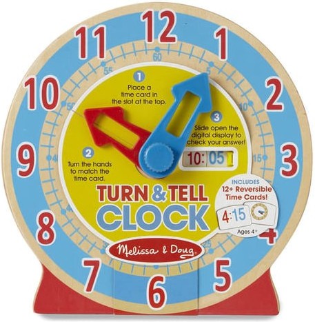 Turn & Tell Clock, Learning SPACE