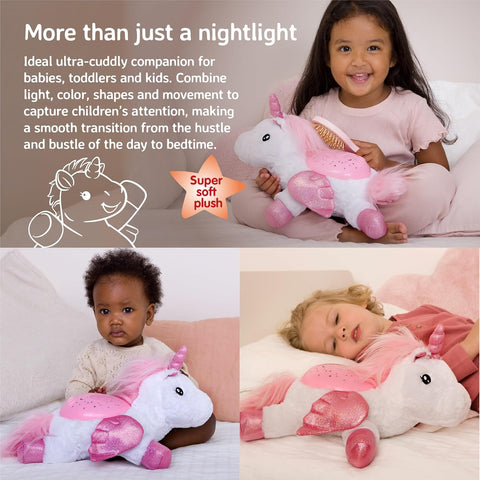 Twilight Buddies® - Unicorn with Wings-Christmas,Christmas 2024,Comfort Toys,Games & Toys,Night Light,Plush,Sensory Light Up Toys,Sensory Projectors,Sleep Issues,Visual Sensory Toys-Learning SPACE