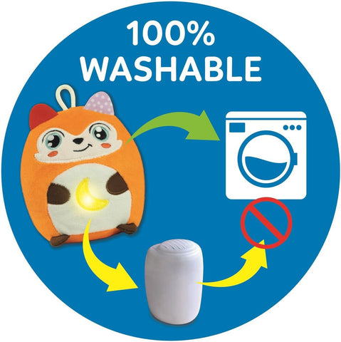 Twinkle Twinkle Little Fox Cuddly Night Light-Baby & Toddler Gifts,Baby Sensory Toys,Baby Soft Toys,Baby Toys,Clementoni,Comfort Toys,Night Light,Plush-Learning SPACE