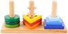 Twist and Turn Puzzle-Baby Wooden Toys, Bigjigs Toys, Maths, Primary Maths, Shape & Space & Measure, Sound. Peg & Inset Puzzles, Stacking Toys & Sorting Toys, Stock-Learning SPACE