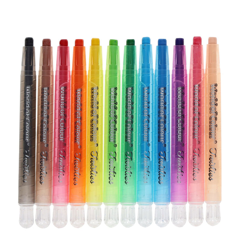 Twisties Crayons Pack of 12, Learning SPACE