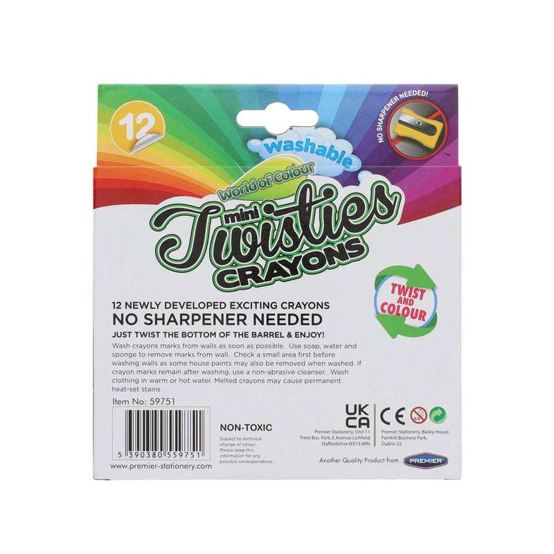 Twisties Crayons Pack of 12, Learning SPACE