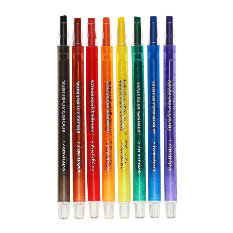 Twisties Crayons Pack of 8, Learning SPACE