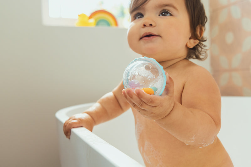 Munchkin Bath Float and Play Bubble Balls 2Pk, Learning SPACE