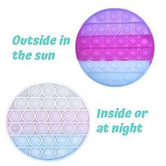UV Circle Bubble Popping Fidget Toy-ADD/ADHD,Calmer Classrooms,Calming & Anxiety,Cause & Effect Toys,Fidget,Gifts For 3-5 Years Old,Gifts for 5-7 Years Old,Gifts for 8+,Neuro Diversity,Pocket money,Push Popper,Stocking Stuffers,Stress Relief,Teenage & Adult Sensory Gifts,Toys for Anxiety-Learning SPACE