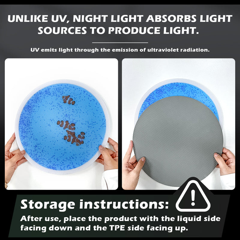 UV Round Aquarium Liquid Tiles, 4 Pack, Learning SPACE
