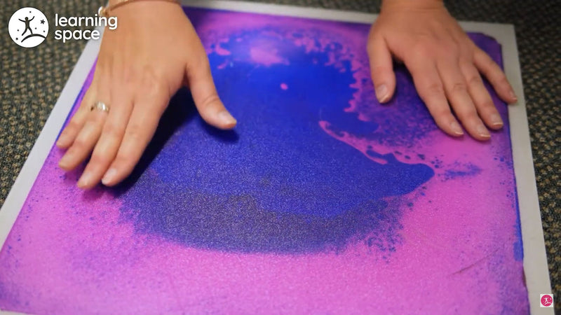 UV Sensory Liquid Floor Tiles (40x40cm) - Set of 4, Learning SPACE