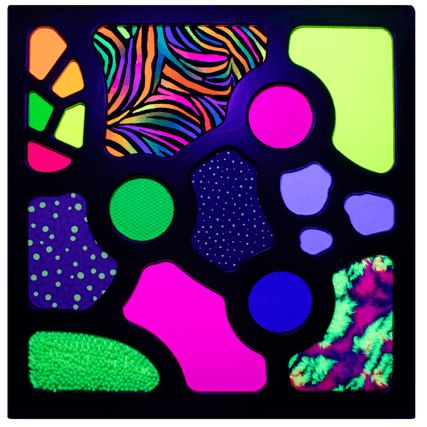 UV Tactile Panel-Sensory Wall Panels & Accessories,UV Reactive-Learning SPACE