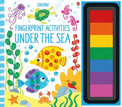 Under The Sea Fingerprint Art - Activity Book-Arts & Crafts,Gifts for 5-7 Years Old,Paint,Primary Arts & Crafts,Spring,Stock,Usborne Books-Learning SPACE