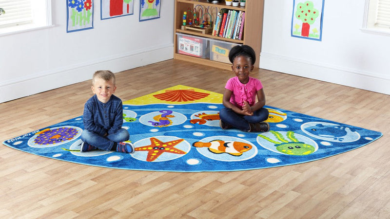Under the Sea™ Corner Placement 2x2m Carpet, Learning SPACE