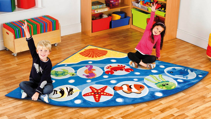 Under the Sea™ Corner Placement 2x2m Carpet, Learning SPACE