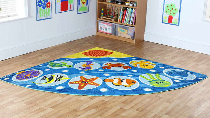 Under the Sea™ Corner Placement 2x2m Carpet, Learning SPACE