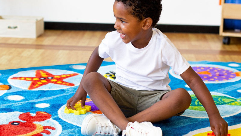 Under the Sea™ Corner Placement 2x2m Carpet, Learning SPACE
