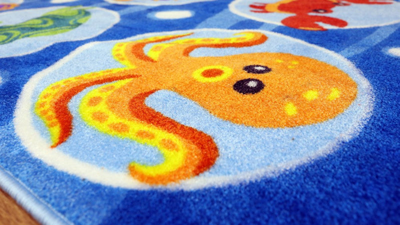 Under the Sea™ Large Square Placement 3mx3m Carpet, Learning SPACE