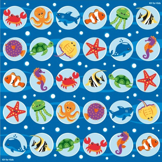 Under the Sea™ Large Square Placement 3mx3m Carpet, Learning SPACE