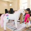Unicorn Lifelike Plush Stuffed Animal-Calming & Anxiety,Calming and Relaxation,Christmas,Christmas 2024,Comfort Toys,Dinosaurs. Castles & Pirates,Games & Toys,Plush-Learning SPACE