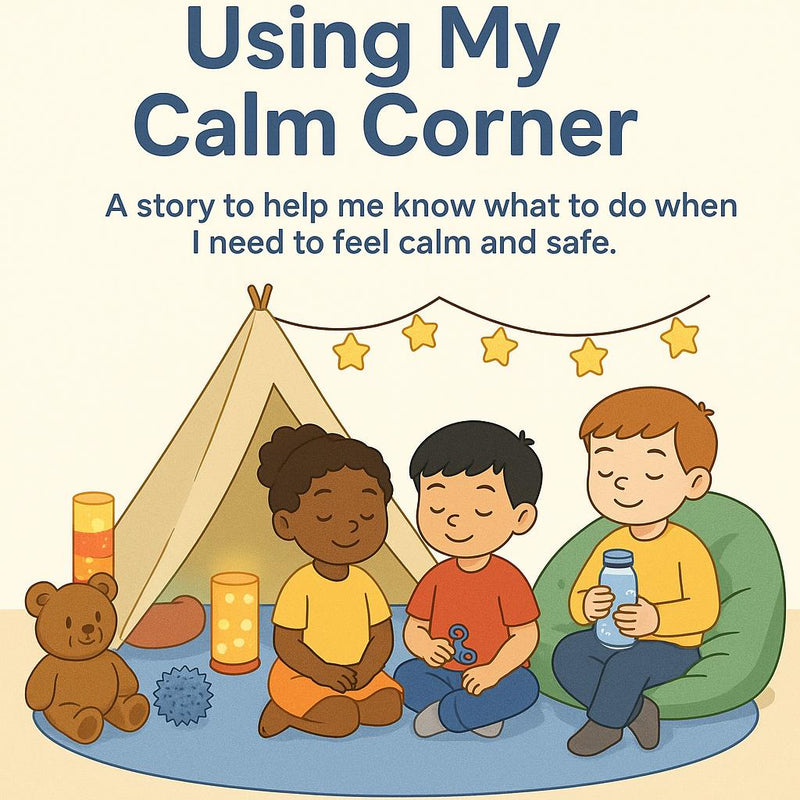 Using My Calm Corner Safe Space – Editable Social Story (Printable Word Template), Learning SPACE