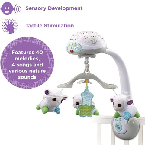 VTech Lullaby Lambs Mobile-AllSensory,Autism,Baby & Toddler Gifts,Baby Musical Toys,Baby Sensory Toys,Calmer Classrooms,Gifts for 0-3 Months,Gifts For 3-6 Months,Gifts For 6-12 Months Old,Helps With,Music,Neuro Diversity,Sleep Issues,VTech-Learning SPACE