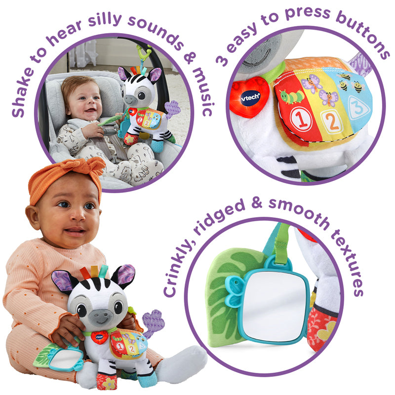 VTech On-the-Go Soft Zebra, Learning SPACE