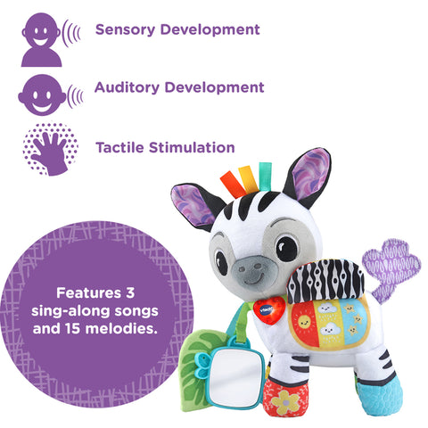 VTech On-the-Go Soft Zebra, Learning SPACE
