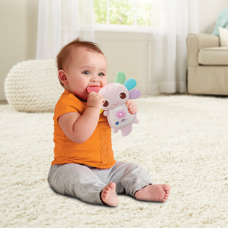 VTech Rainbow Colours Musical Axolotl Teether, Learning SPACE