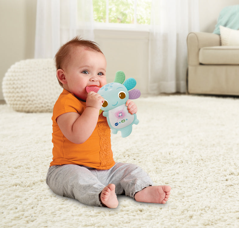 VTech Rainbow Colours Musical Axolotl Teether, Learning SPACE