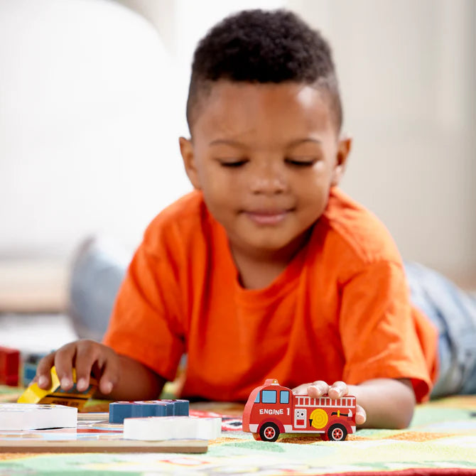 Vehicles Chunky Puzzle - 9 Pieces, Learning SPACE