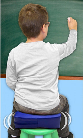 Vibrating Blue Square Pillow Cushion-ADD/ADHD,Additional Need,AllSensory,Bean Bags & Cushions,Blind & Visually Impaired,Calmer Classrooms,Calming & Anxiety,Calming and Relaxation,Core Range,Cushions,Down Syndrome,Helps With,Mindfulness,Movement Chairs & Accessories,PSHE,Seating,Sensory Processing Disorder,Sensory Seeking,Stock,Teen Sensory Weighted & Deep Pressure,Toys for Anxiety,Vibration & Massage,Wellbeing Furniture-Learning SPACE