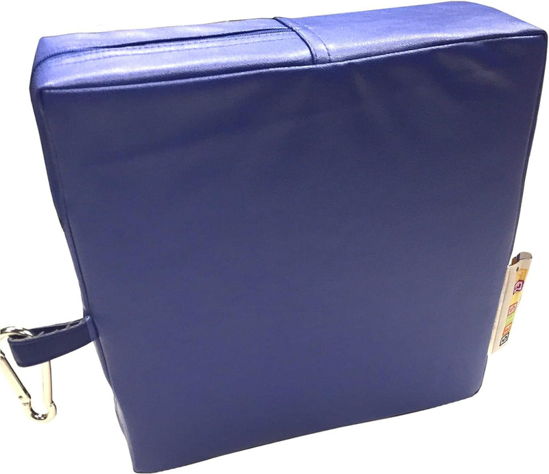 Vibrating Blue Square Pillow Cushion, Learning SPACE