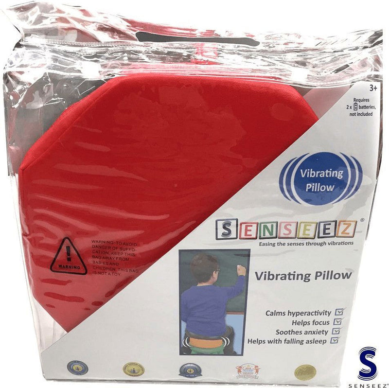 Vibrating Red Octagon Pillow Cushion, Learning SPACE