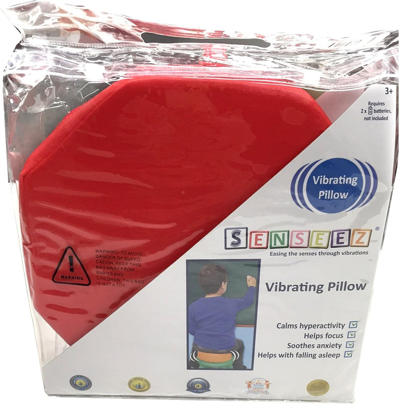 Vibrating Red Octagon Pillow Cushion, Learning SPACE